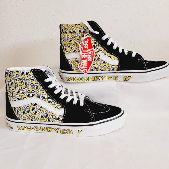 Vans Sk8 Hi Mooneyes White Yellow